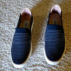 Women's black UGG slip on shoes size 7.5. EU 38.5.